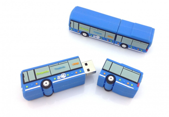 bus shaped usb flash drive